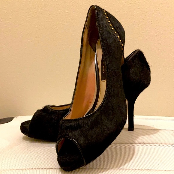 river island black court shoes